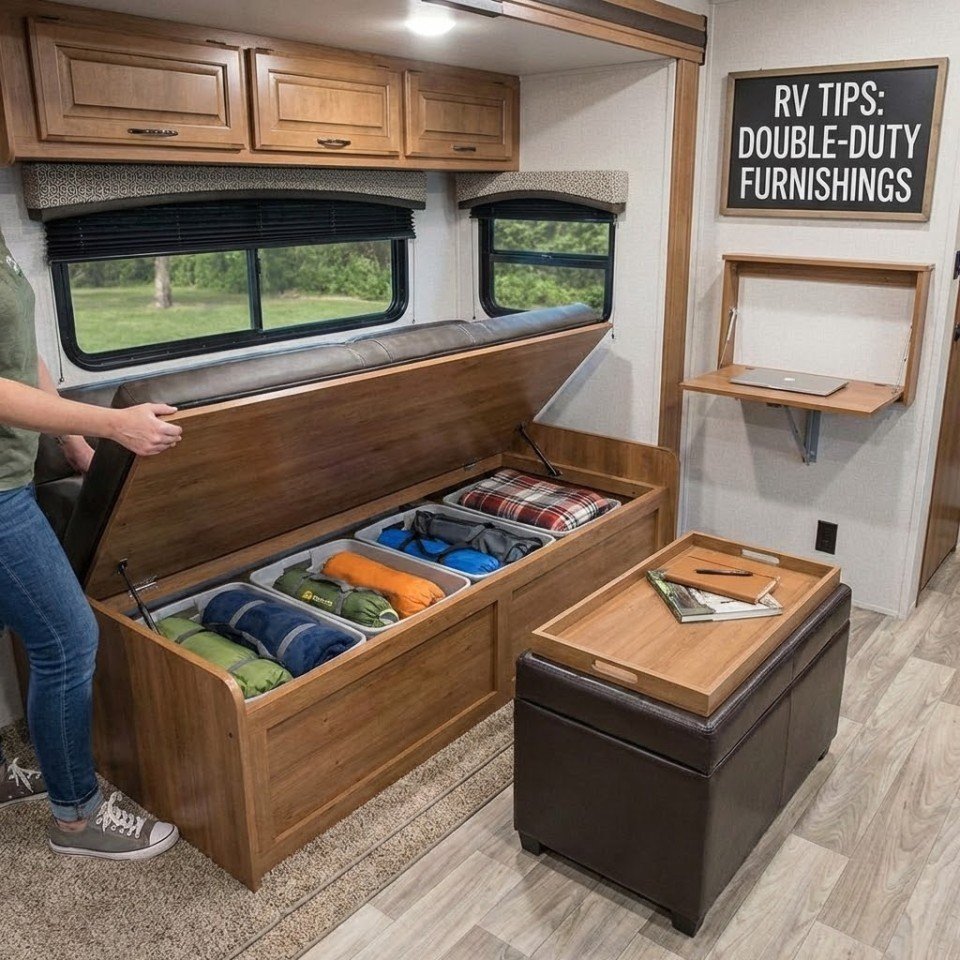 RV Tips - Double-Duty Furnishings